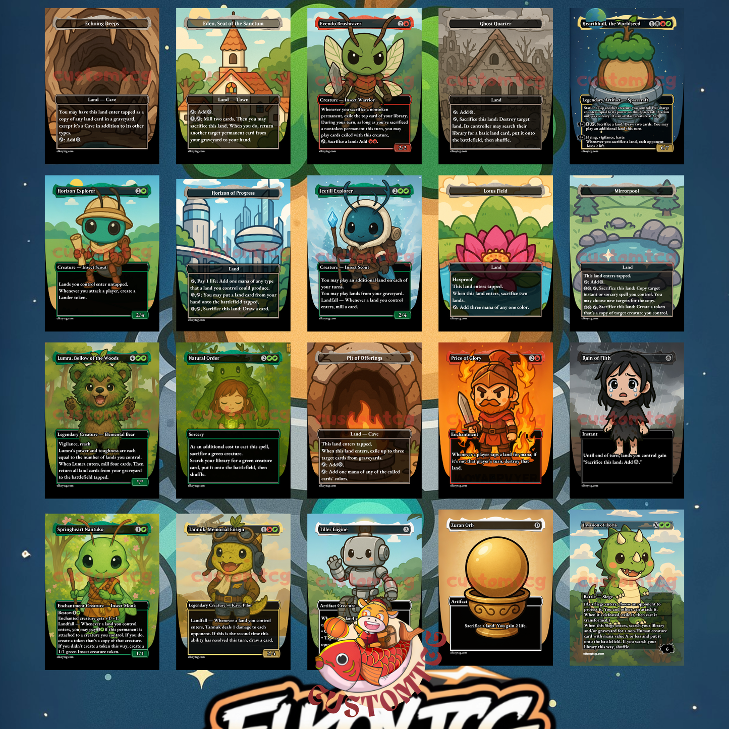 Hearthhull, the Worldseed Chibi Deck