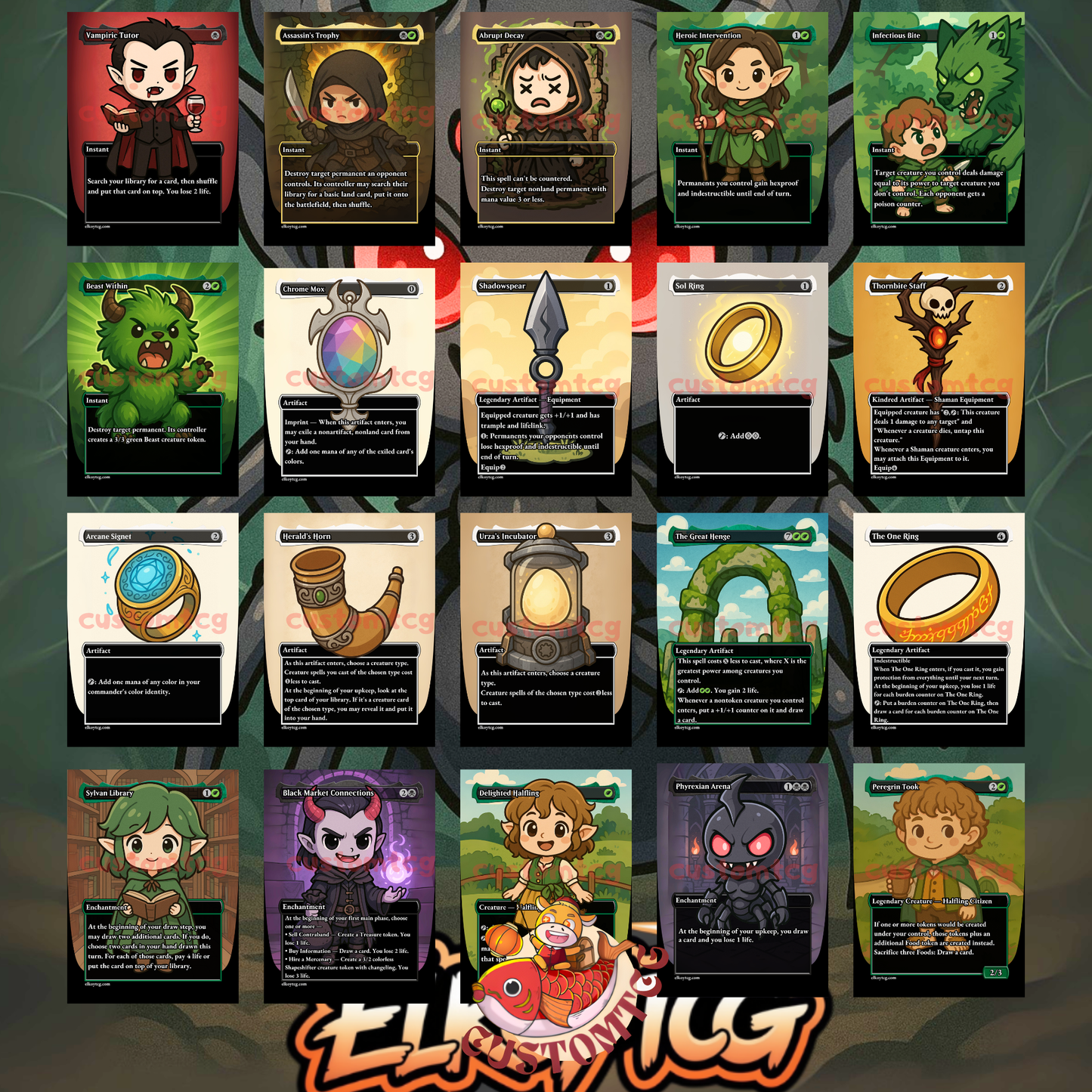 Shelob, Child of Ungoliant Chibi Deck