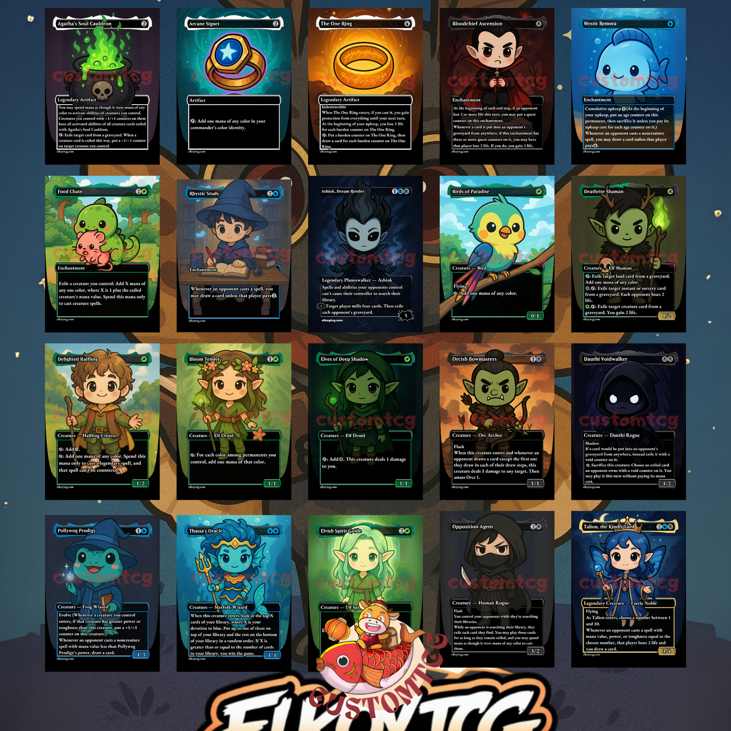 The Wise Mothman Chibi Deck