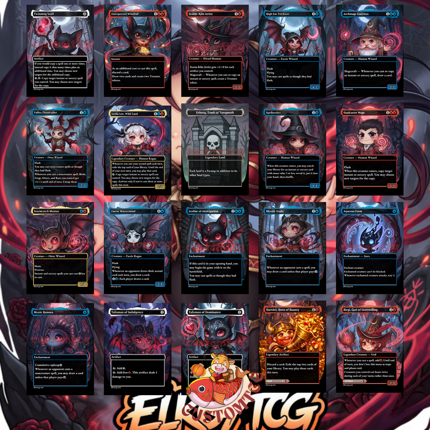Fire Lord Azula Chibi Commander Deck