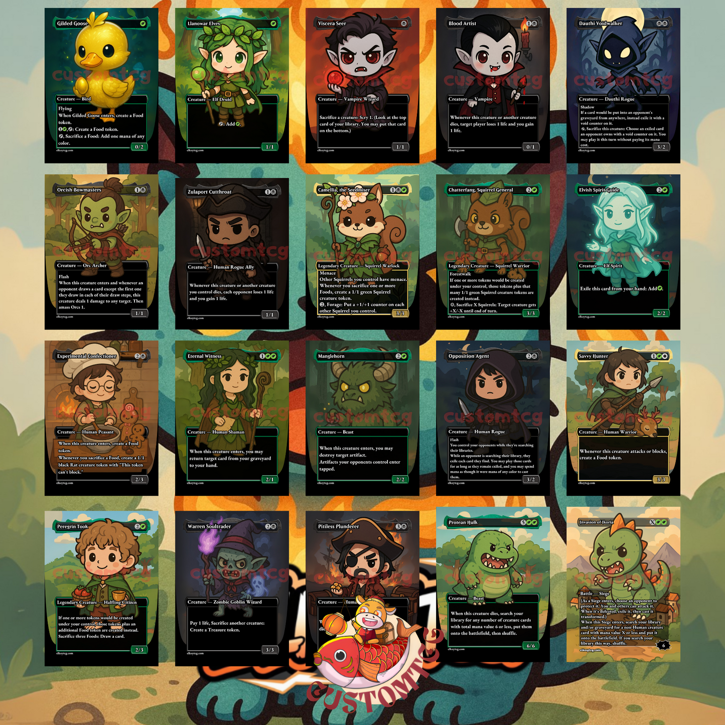 Ygra, Eater of All Chibi Deck