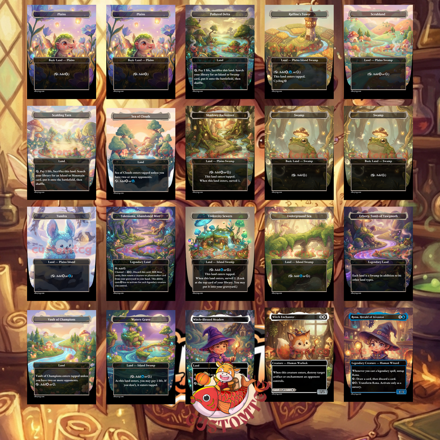 Sefris Chibi  Deck — 100 Cards + Tokens ✨🧙