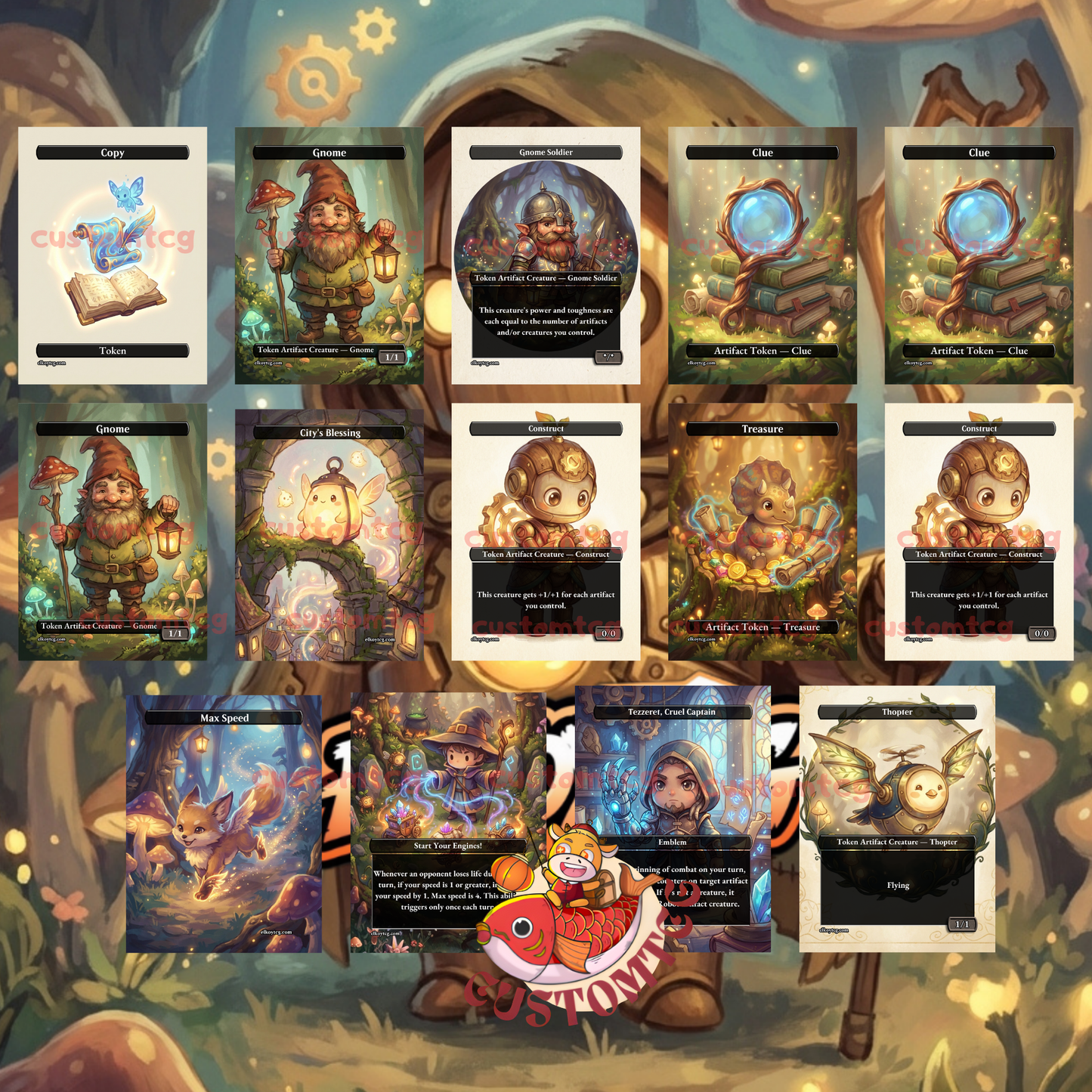 MENDICANT CORE, GUIDELIGHT — Chibi Deck 🤖⚙️