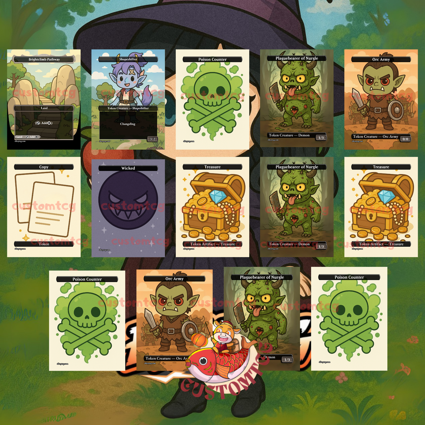 Eriette of the Charmed Apple Chibi Deck