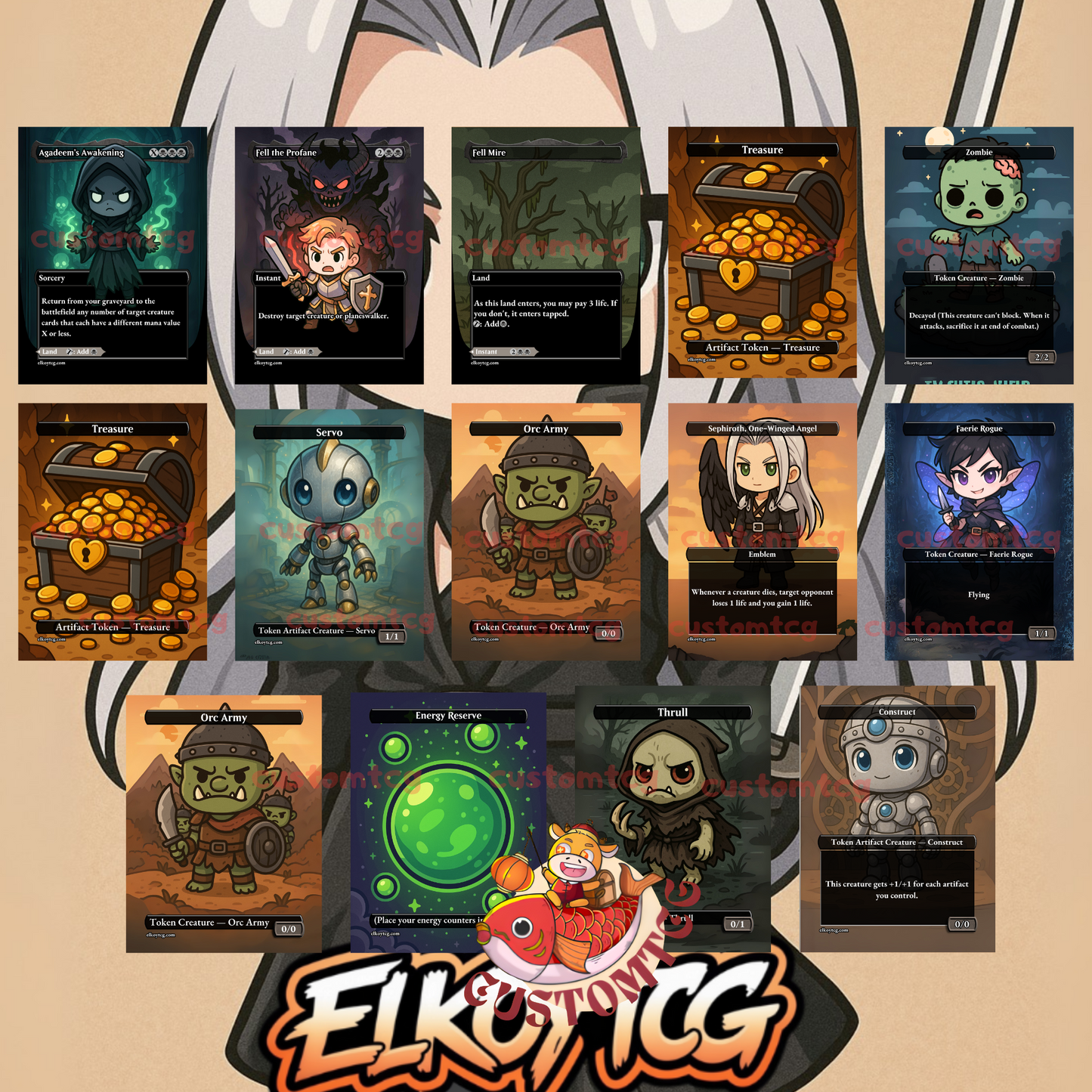 Sephiroth Chibi Deck