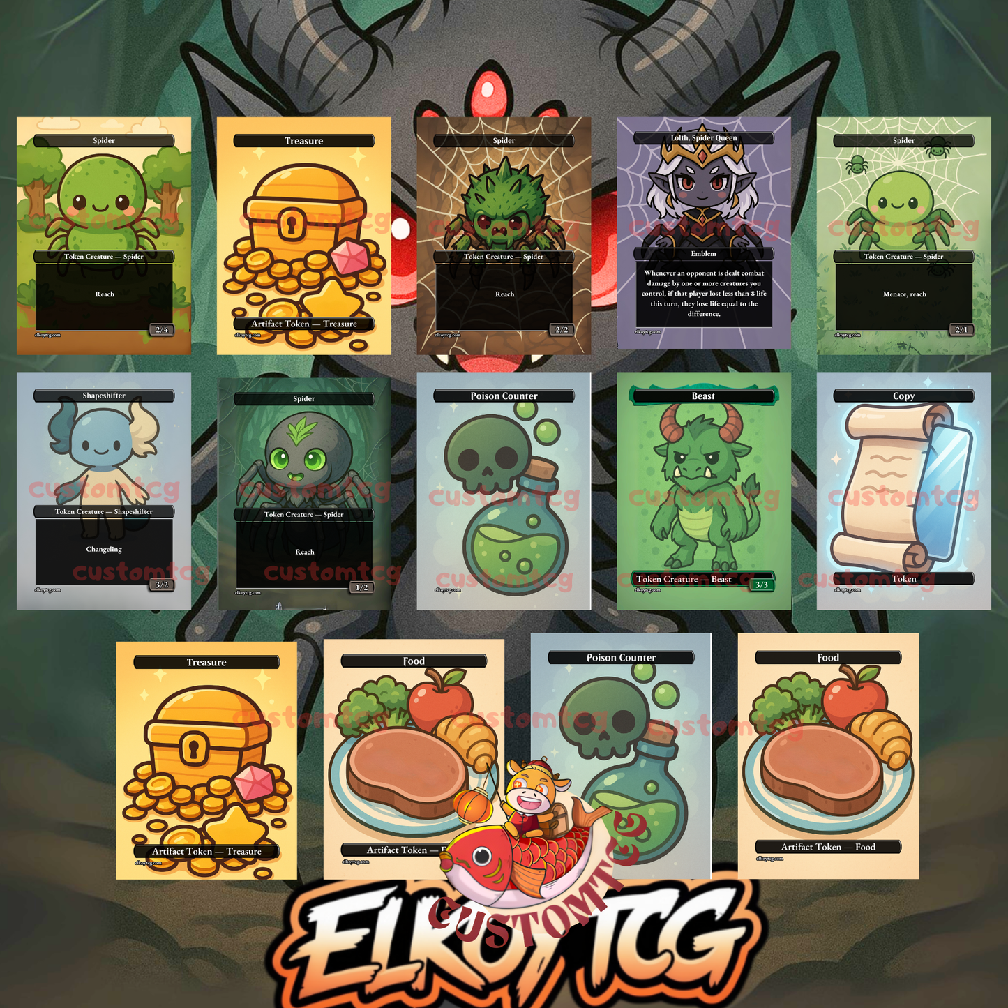 Shelob, Child of Ungoliant Chibi Deck