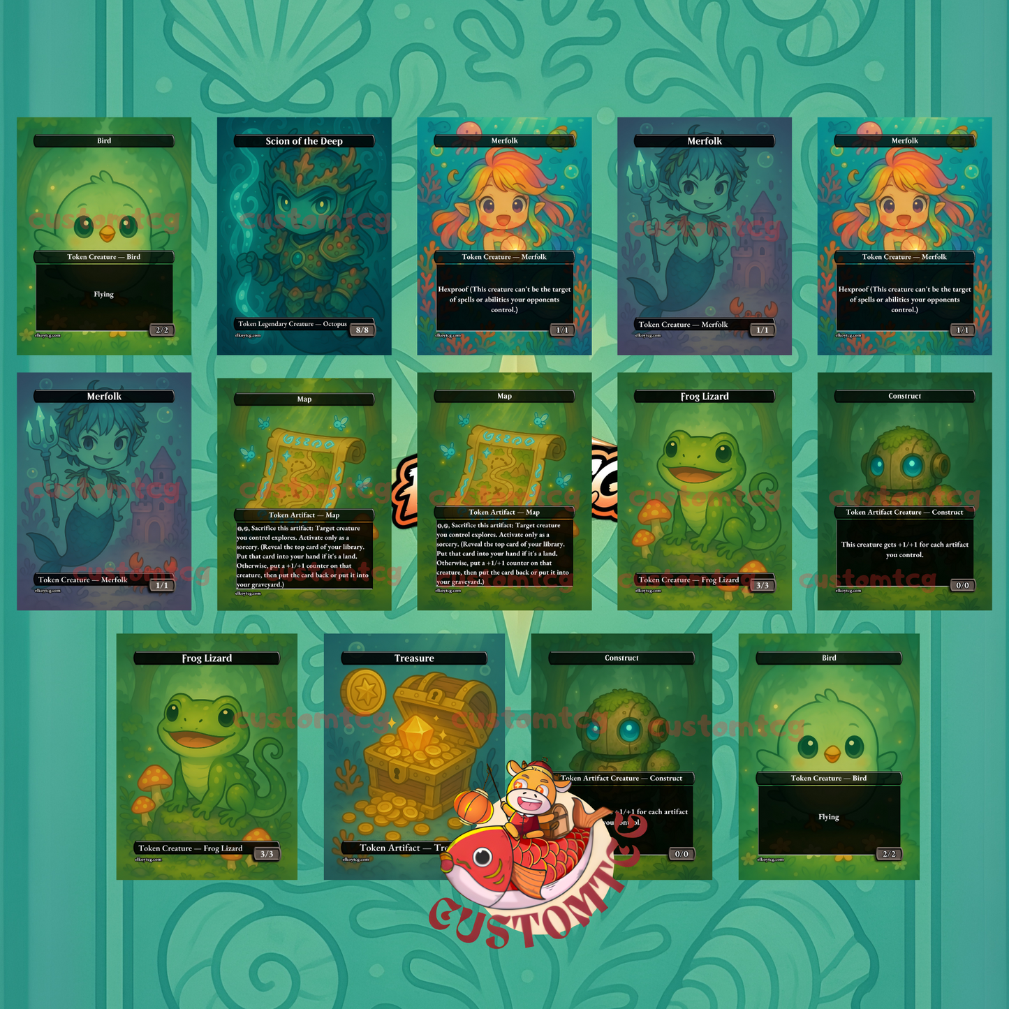 Hakbal Merfolk Custom Deck
