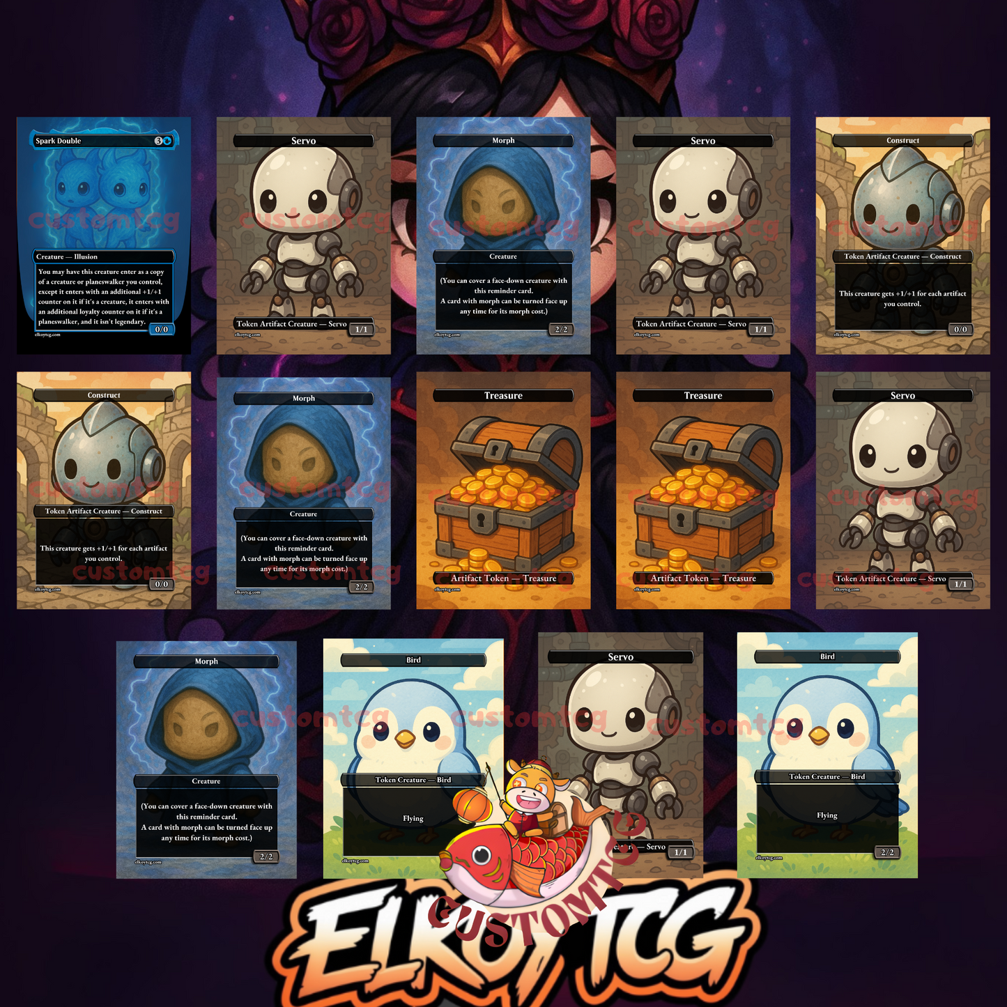 Marchesa, the Black Rose Chibi Deck