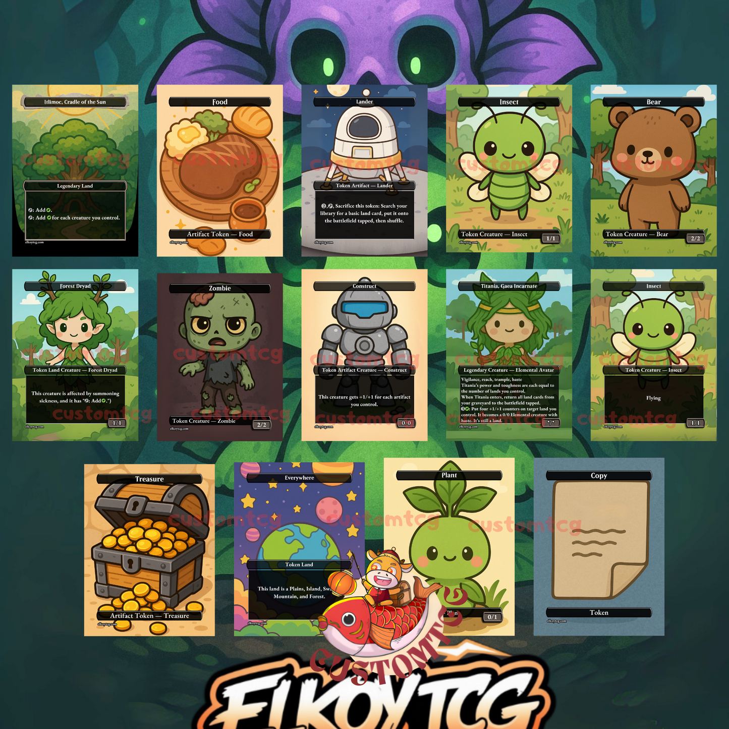 Necrobloom Chibi Deck