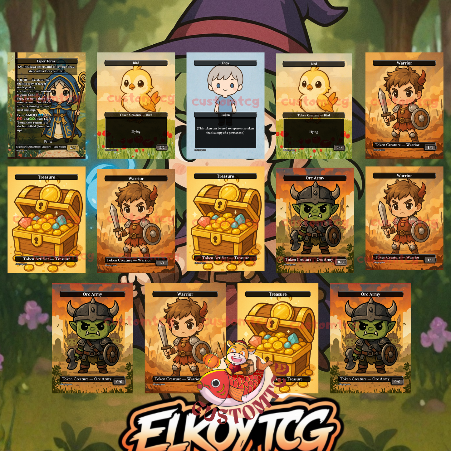 Terra, Magical Adept Chibi Deck