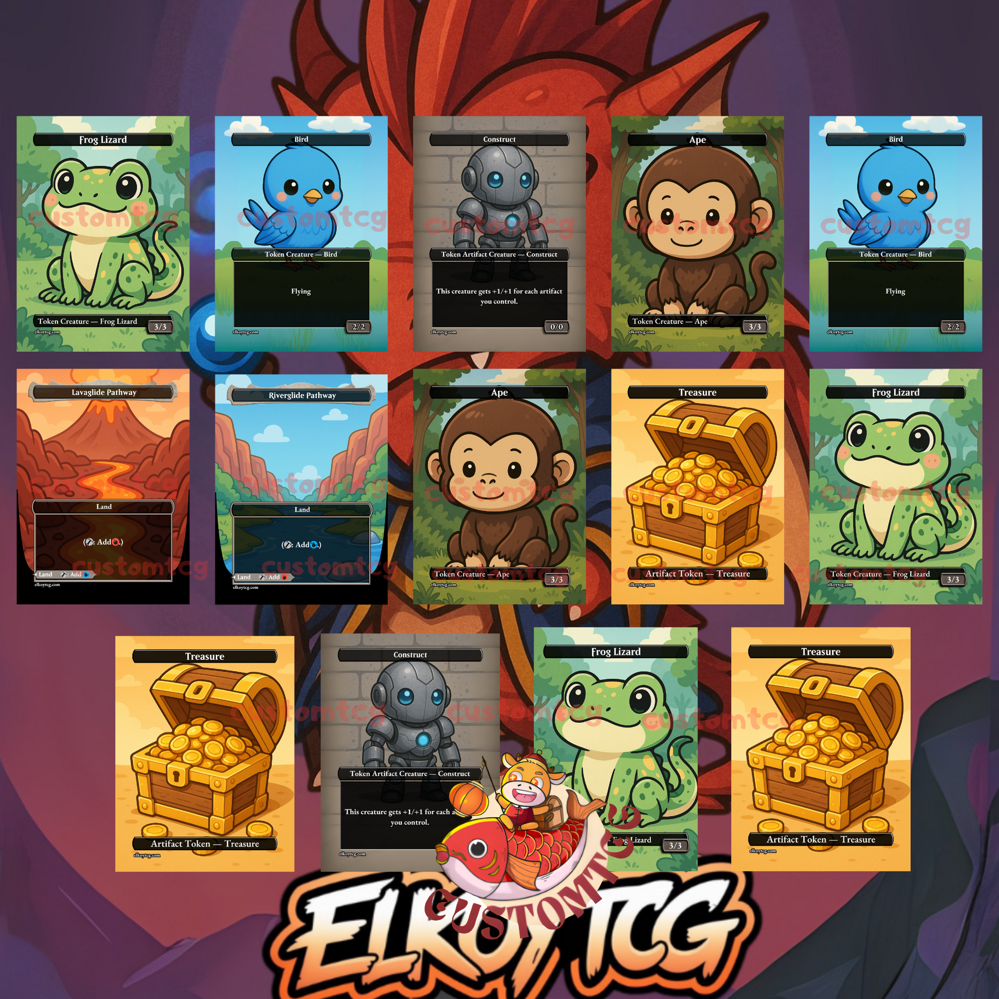 Niv-Mizzet, Parun Chibi Deck – Elkoychibi
