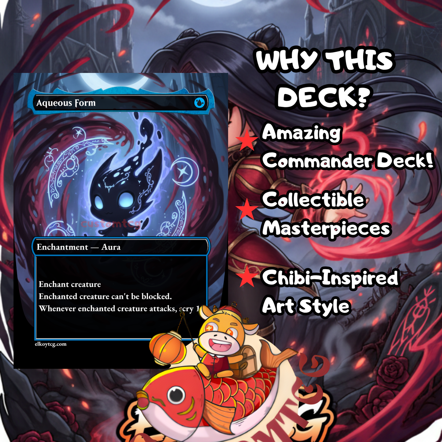 Fire Lord Azula Chibi Commander Deck