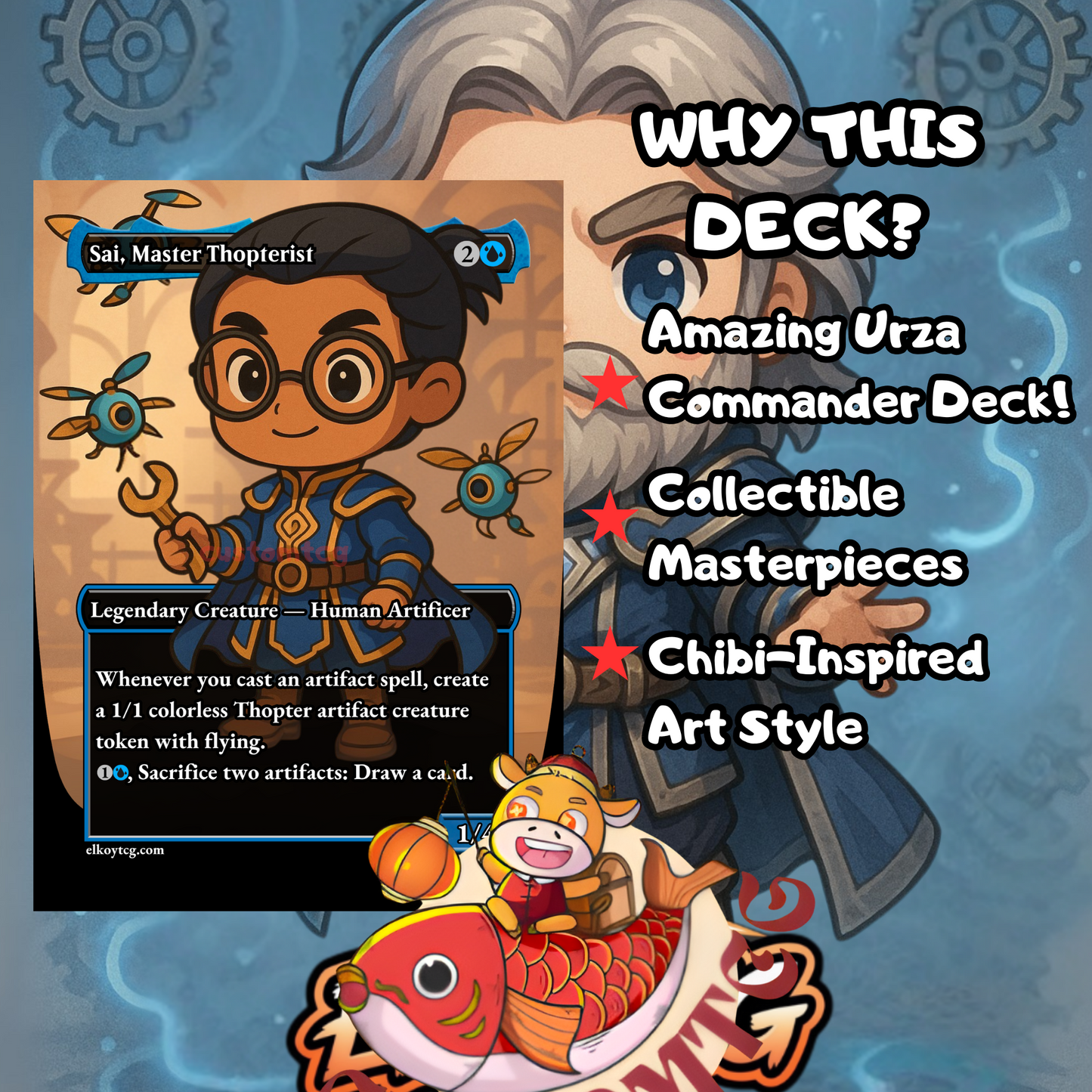 Urza, Chief Artificer Chibi Deck