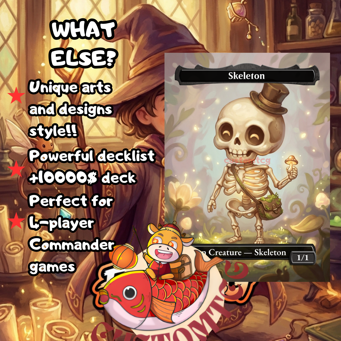 Sefris Chibi  Deck — 100 Cards + Tokens ✨🧙