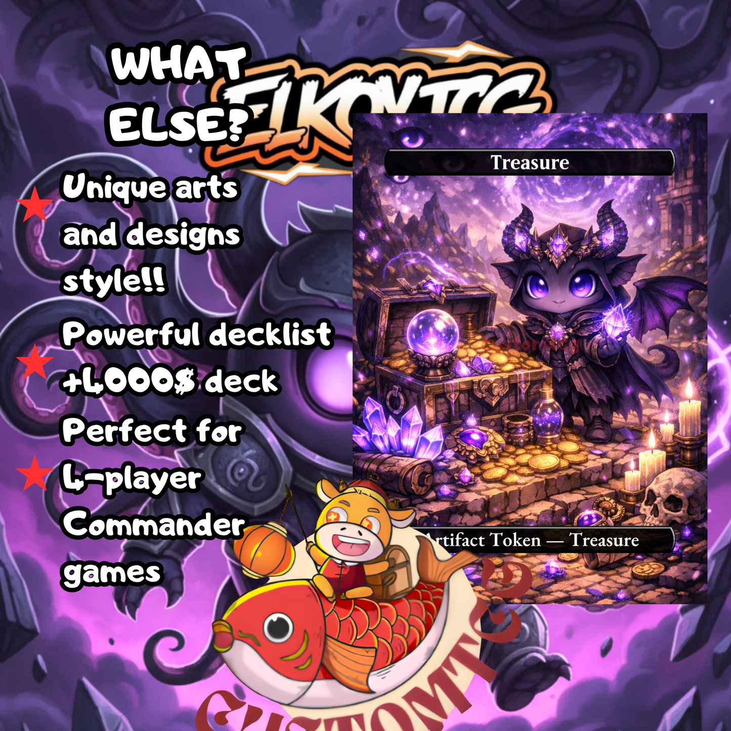 Gonti Custom Chibi MTG Commander Deck