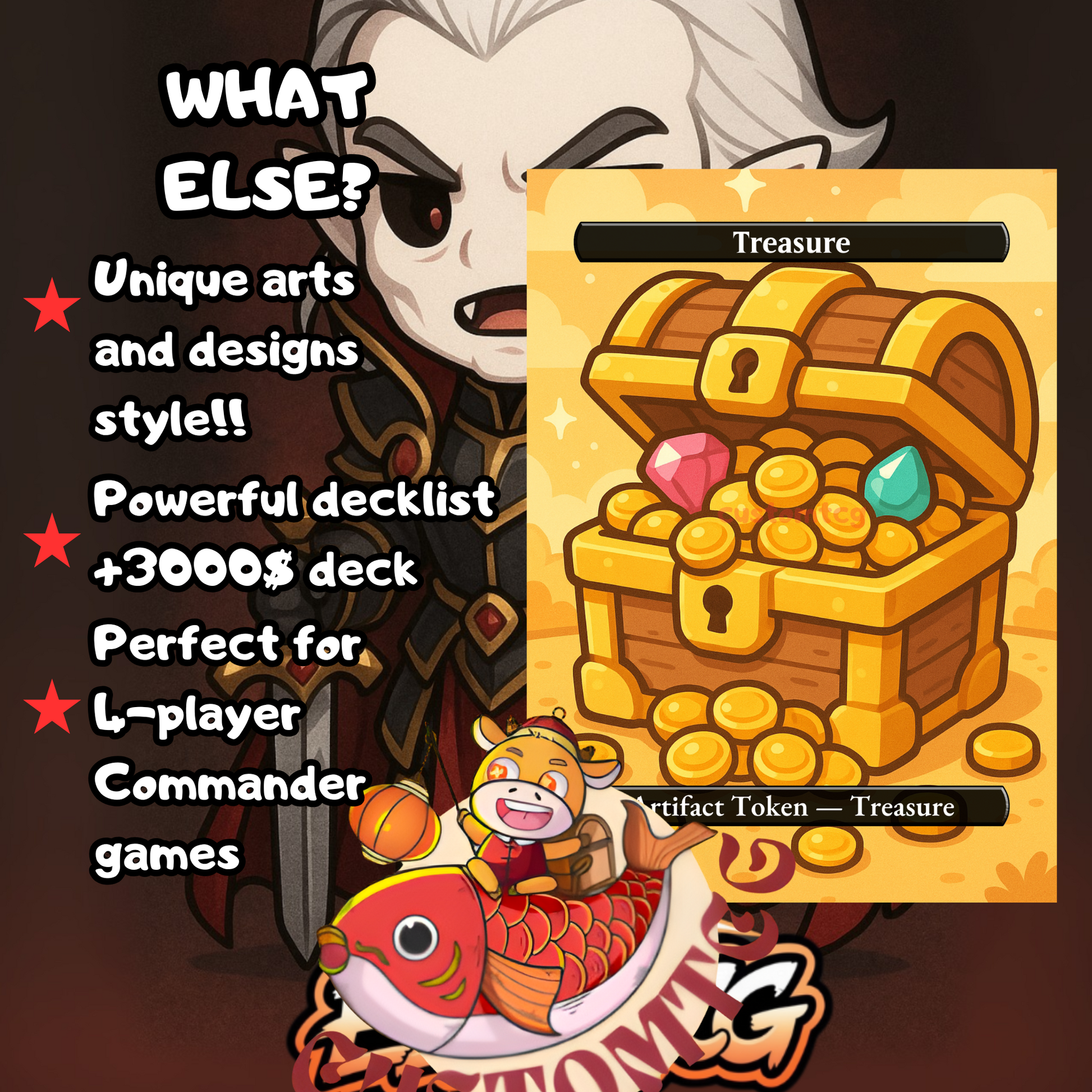 Edgar Markov V2 Chibi Deck Elkoychibi Edgar Markov V2 Chibi Deck Elkoychibi