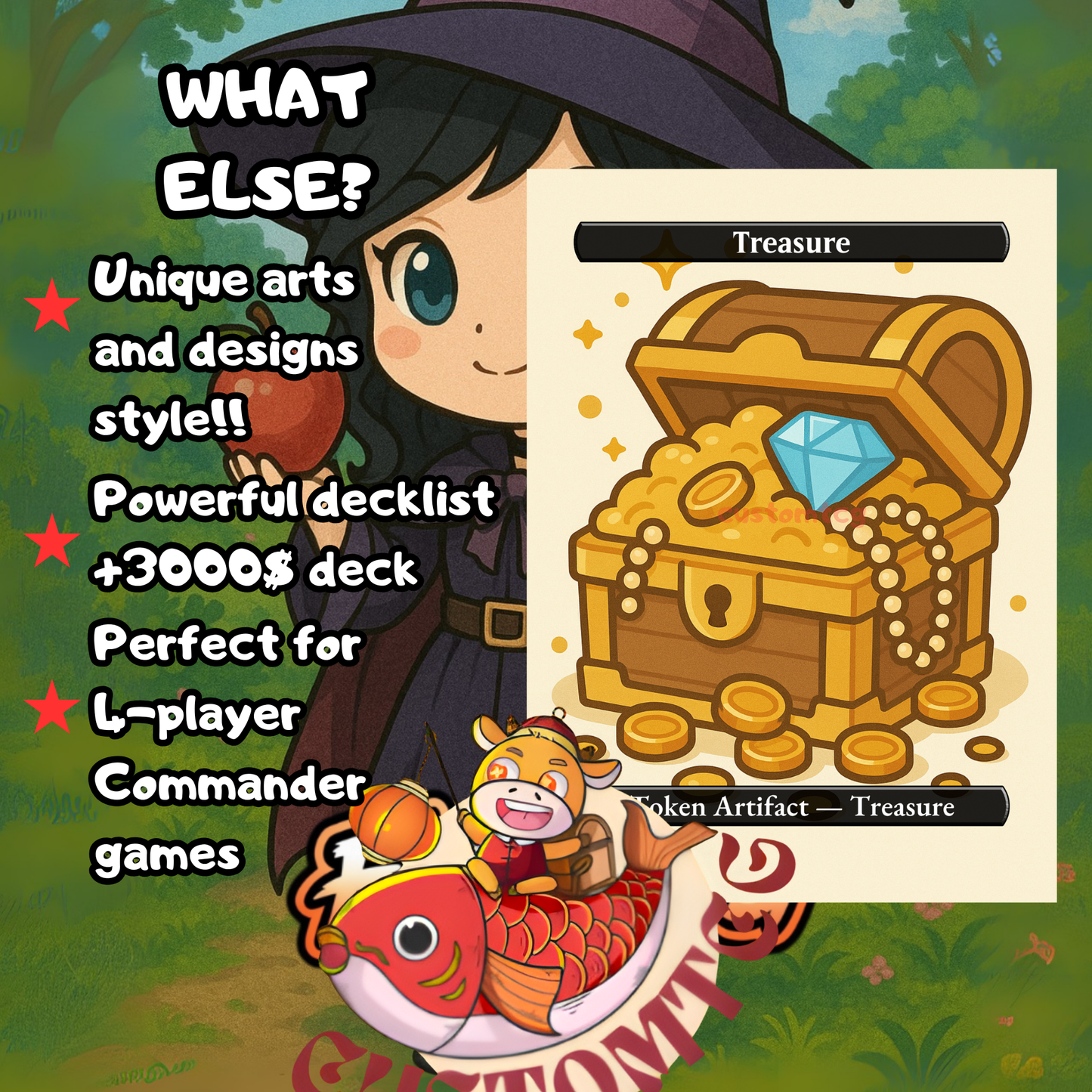 Eriette of the Charmed Apple Chibi Deck