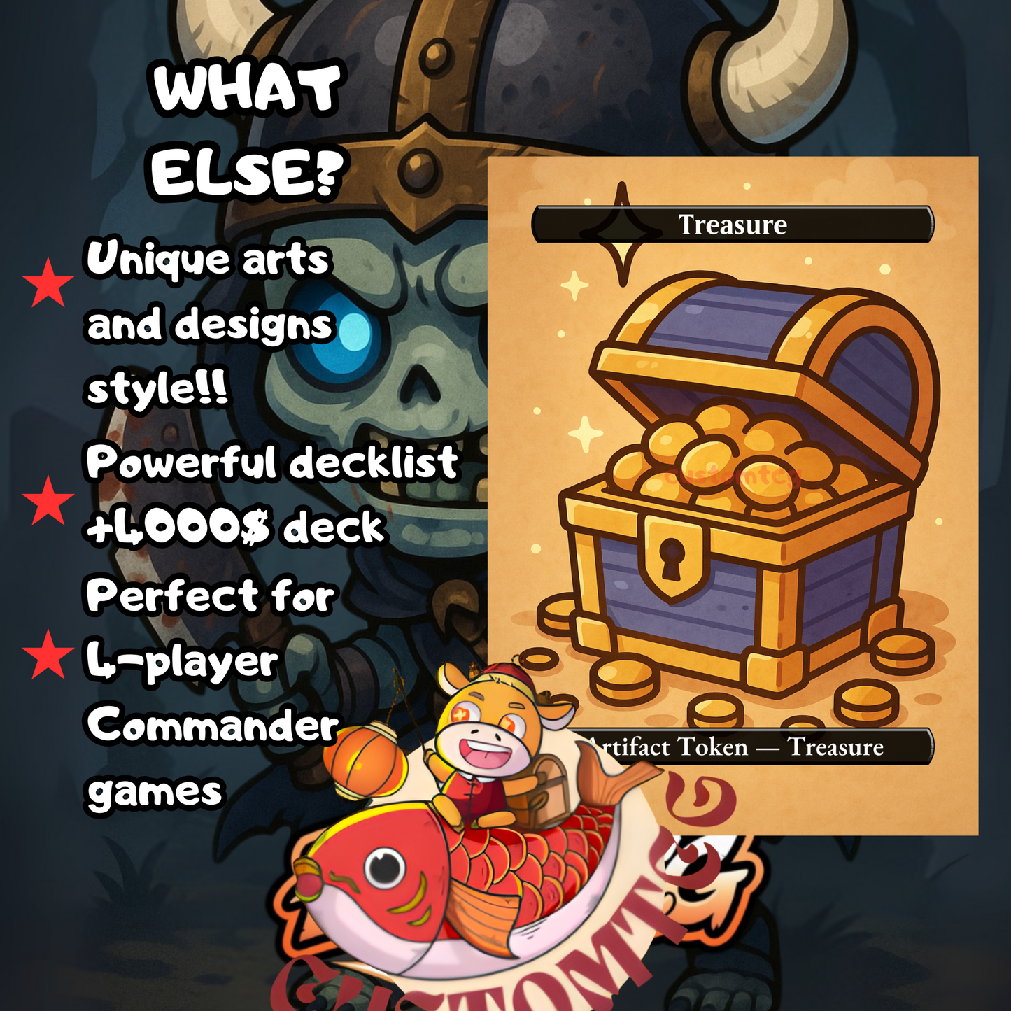 Wilhelt, the Rotcleaver Chibi Deck