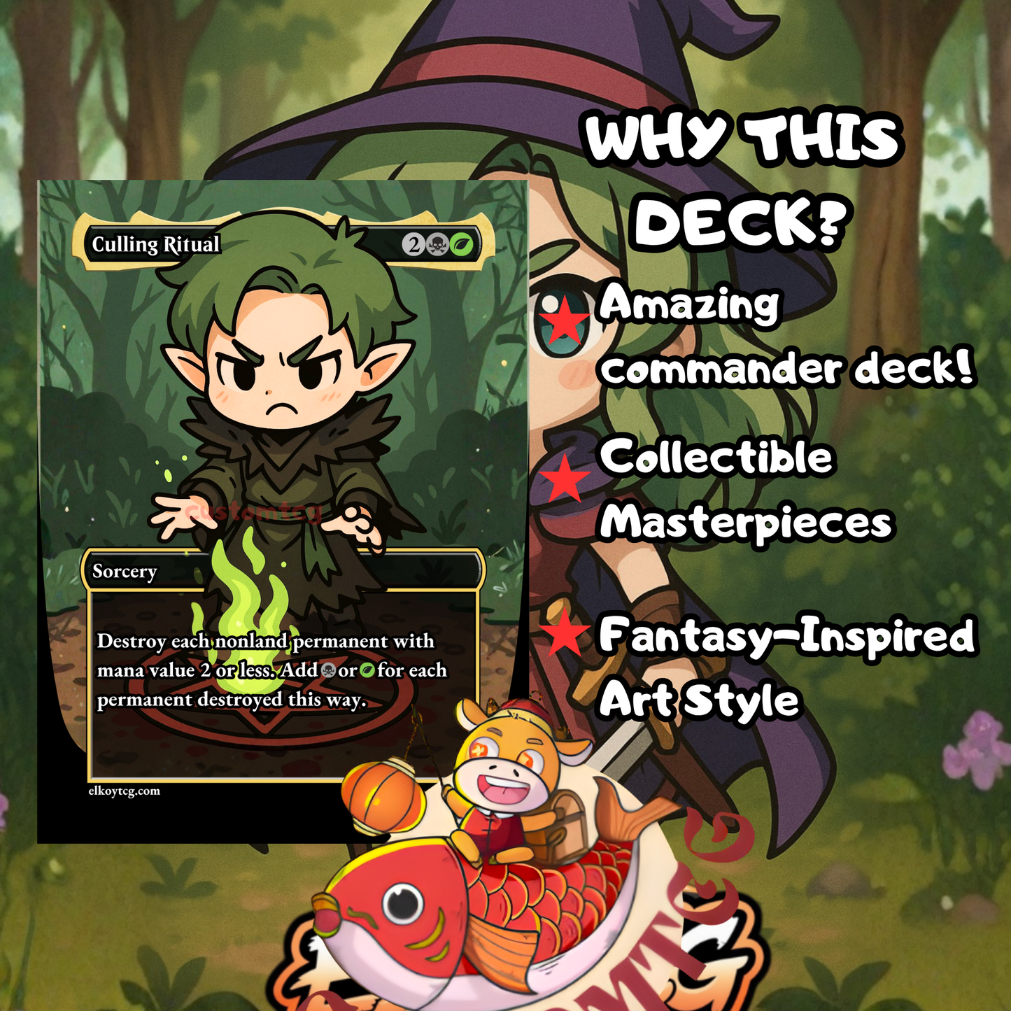 Terra, Magical Adept Chibi Deck