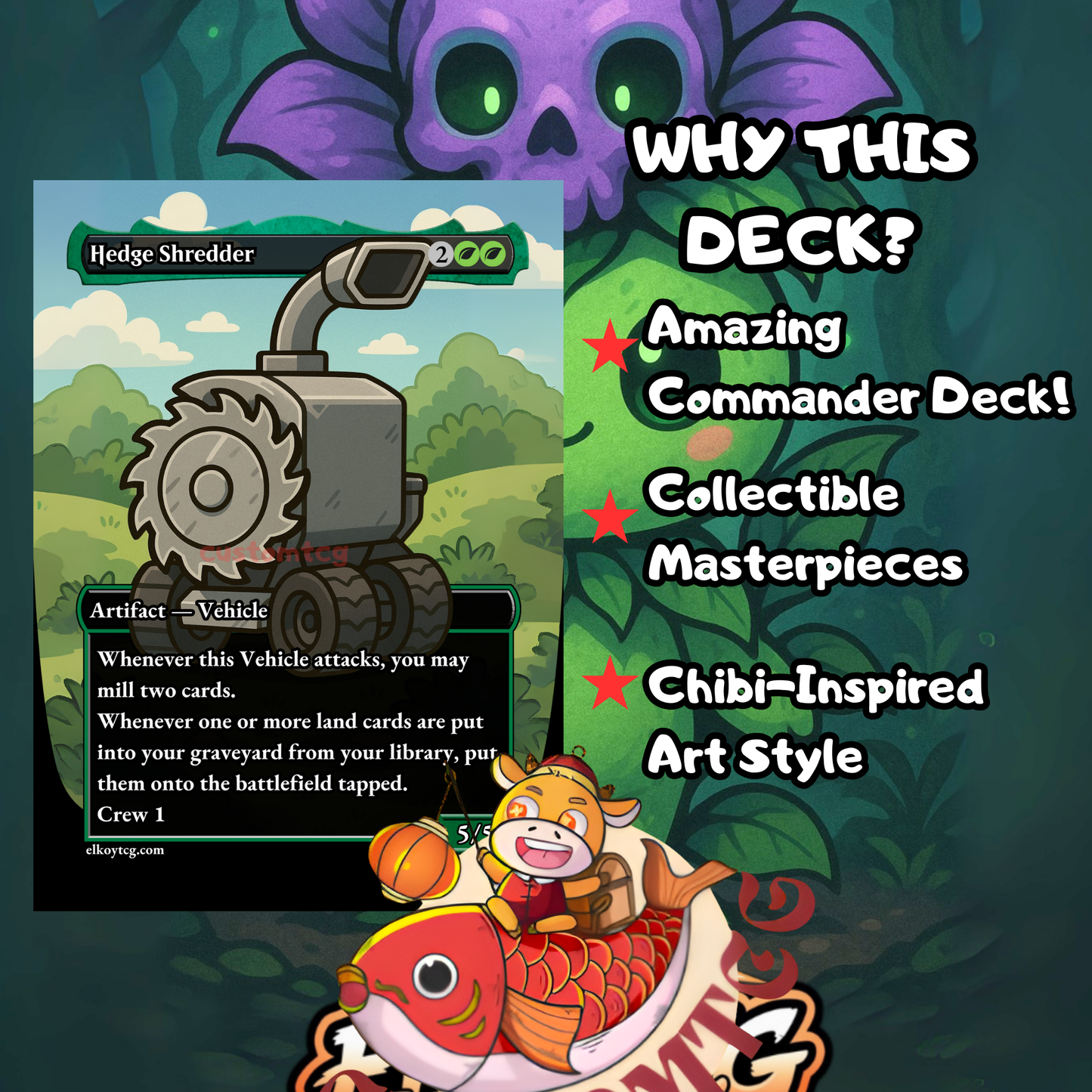 Necrobloom Chibi Deck