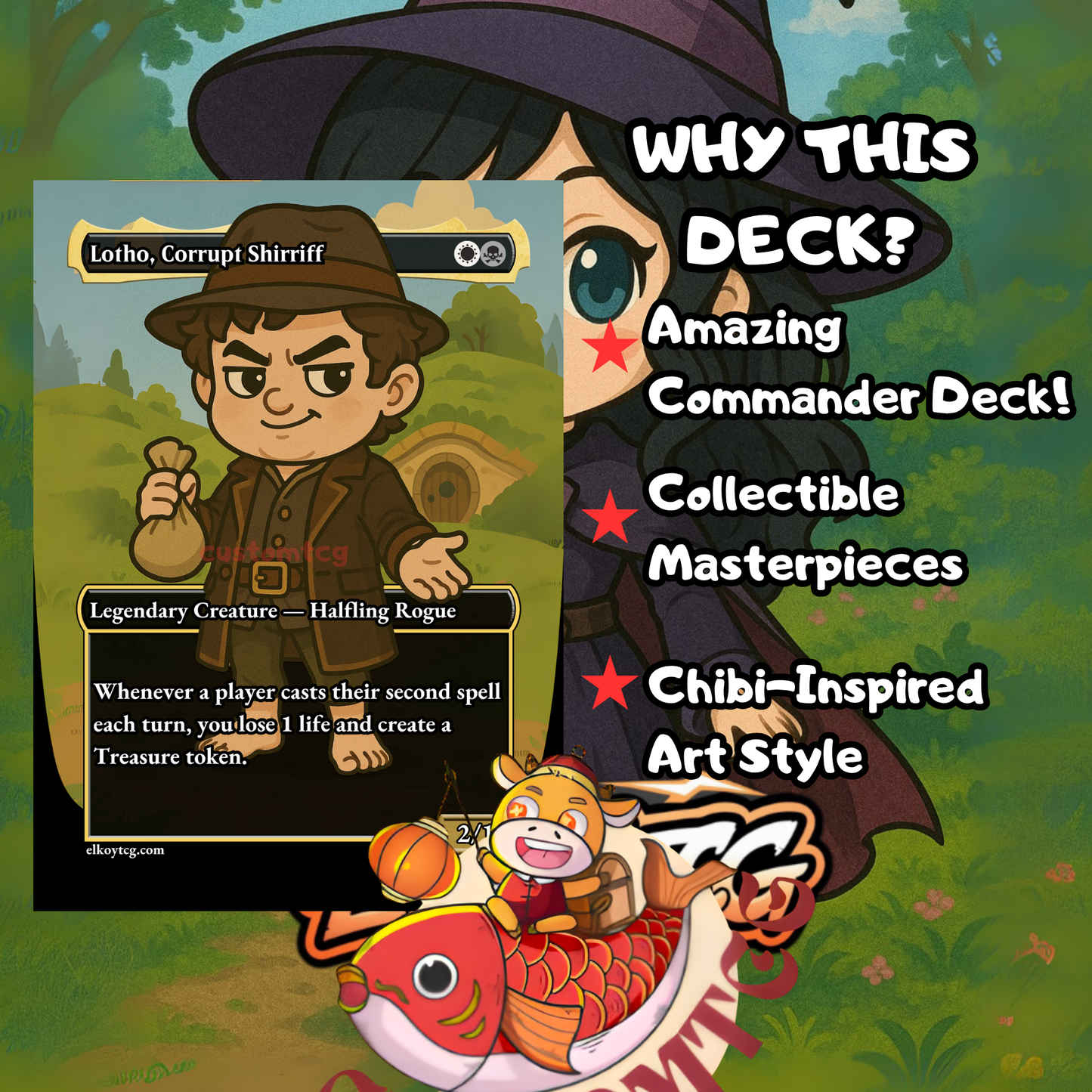 Eriette of the Charmed Apple Chibi Deck