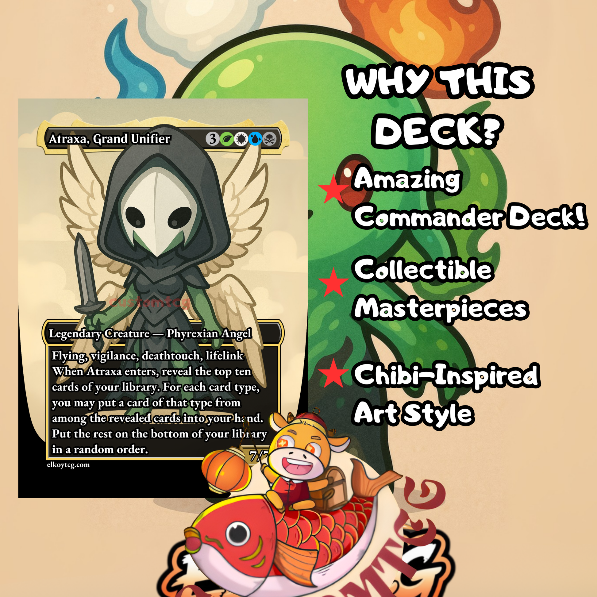 mtg omnath locus of all commander deck Omnath, Locus Of All Chibi Deck – Elkoychibi
