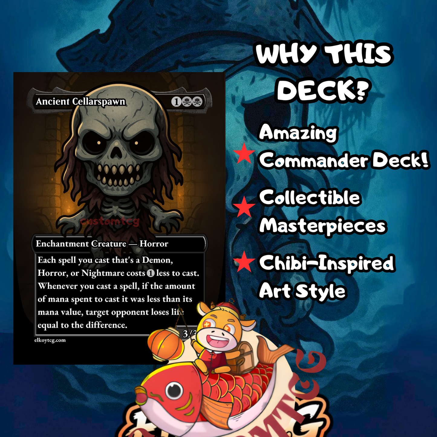 Captain N'ghathrod Chibi Deck