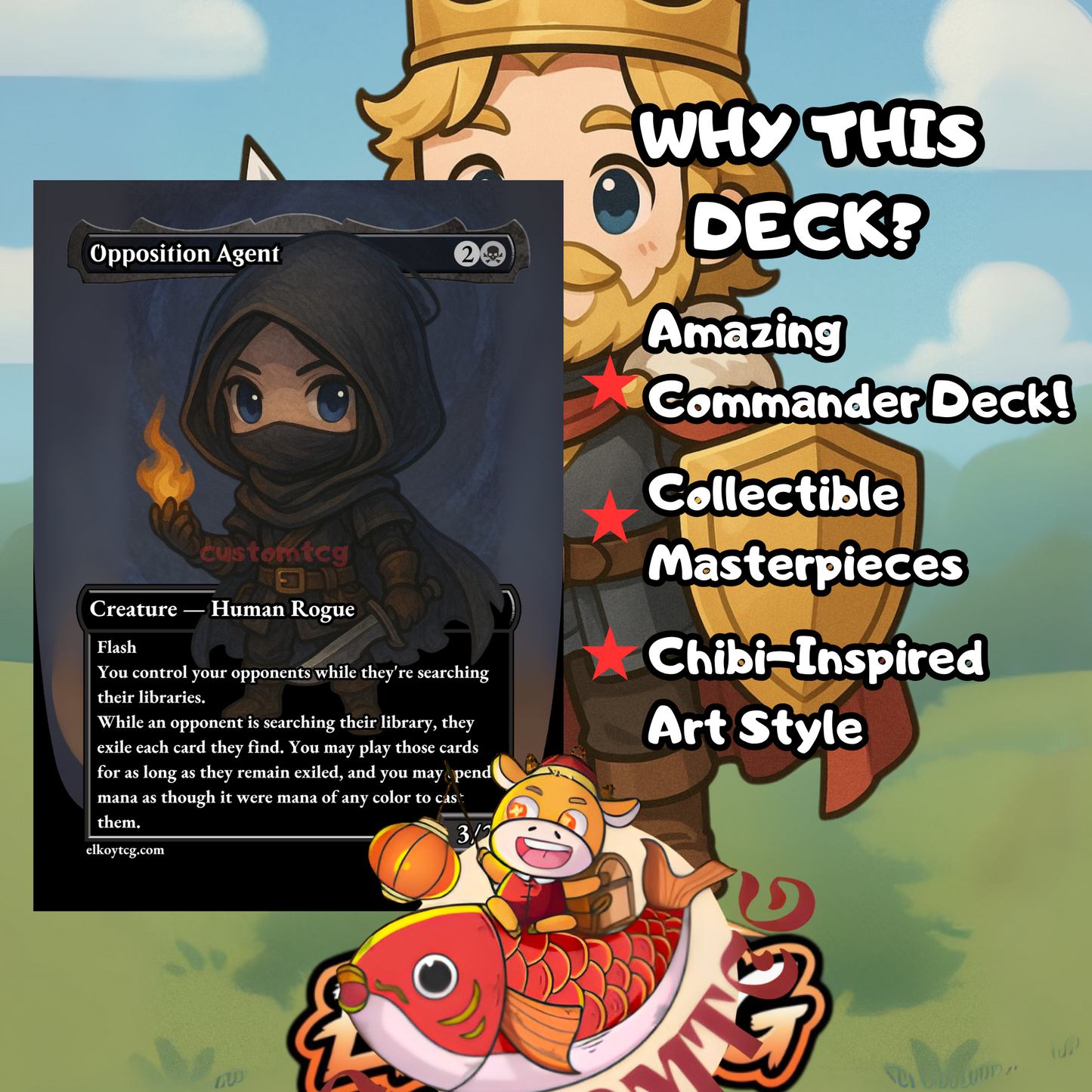 Kenrith, the Returned King Chibi deck