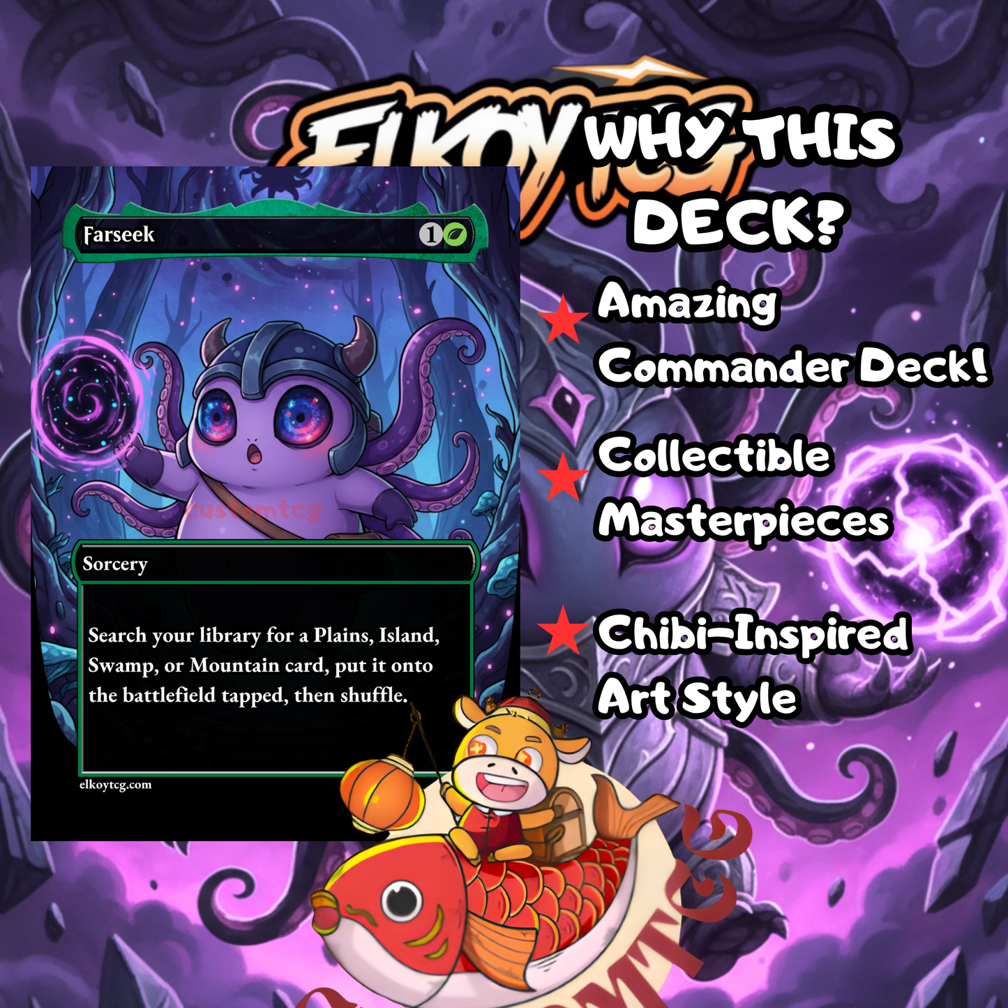 Gonti Custom Chibi MTG Commander Deck