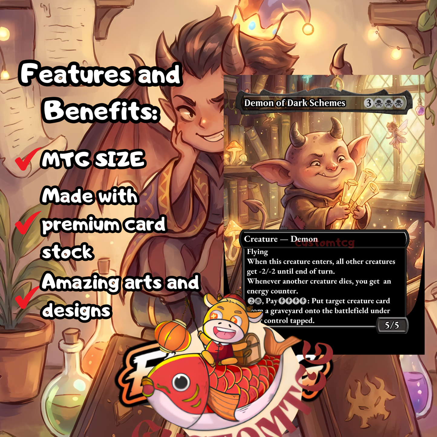 Rakdos, Patron of Chaos Chibi Deck