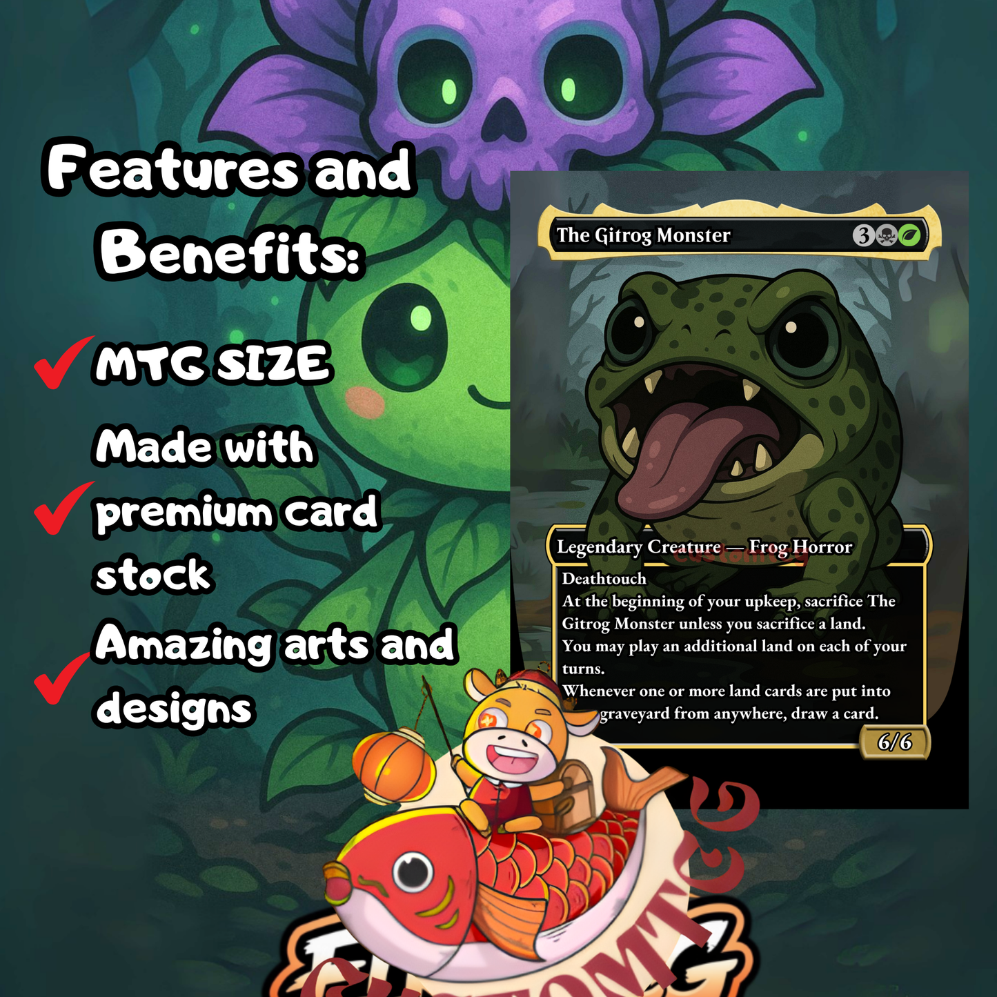 Necrobloom Chibi Deck