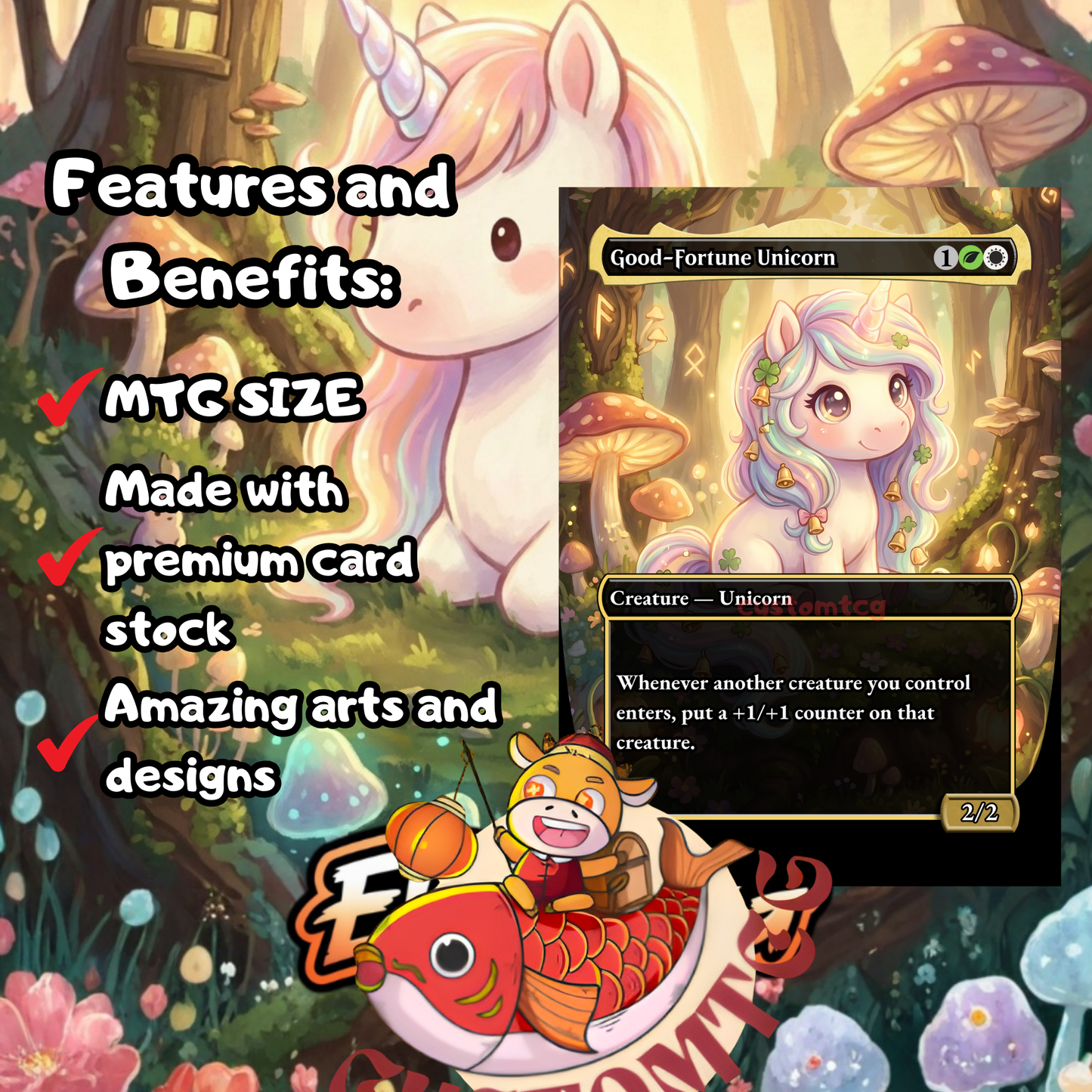 🌈🦄 Lathiel, the Bounteous Dawn — Chibi Deck | 100 Cards + Tokens