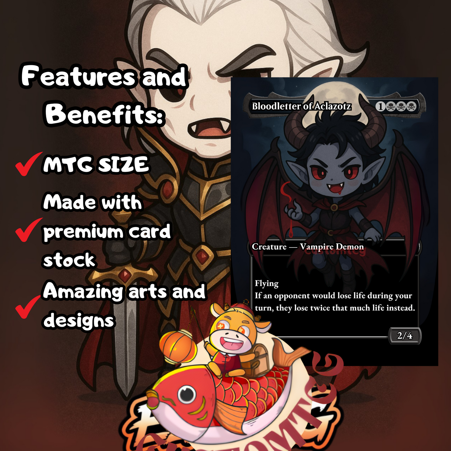 Edgar Markov V2 Chibi Deck