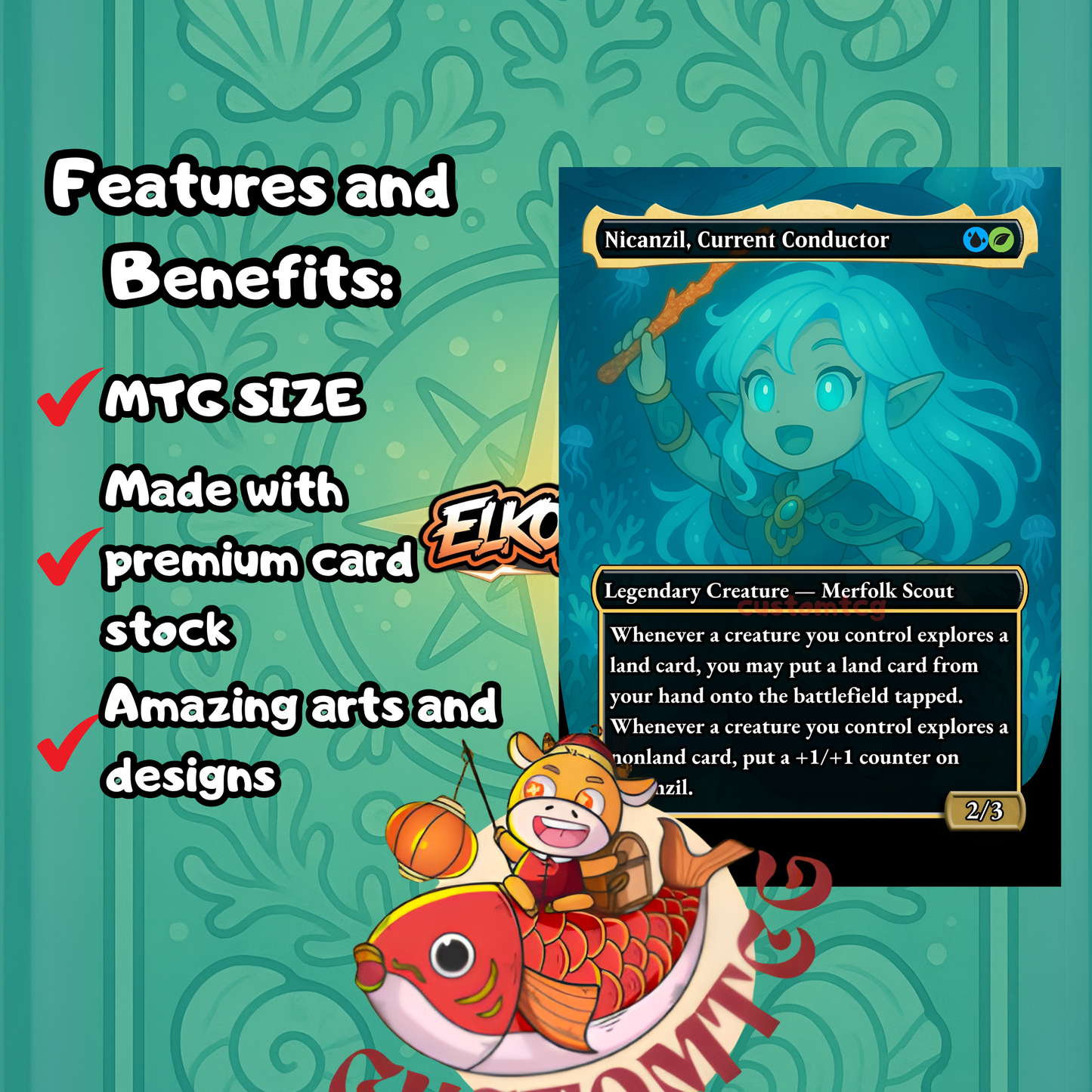 Hakbal Merfolk Custom Deck