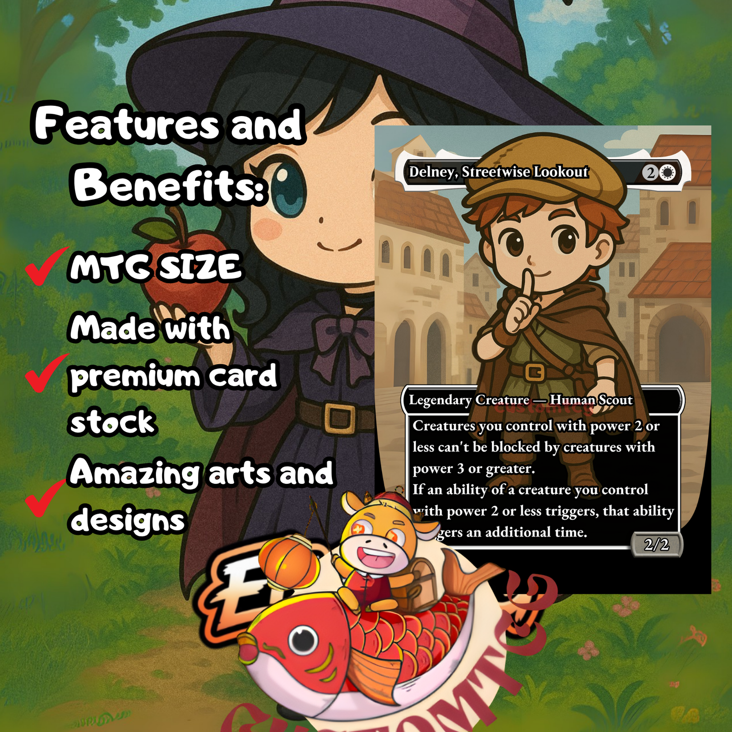 Eriette of the Charmed Apple Chibi Deck