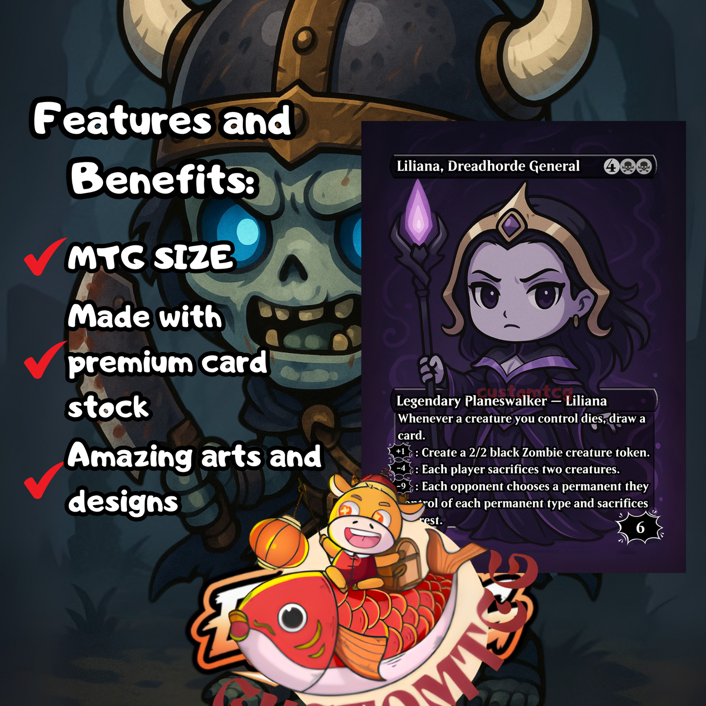 Wilhelt, the Rotcleaver Chibi Deck