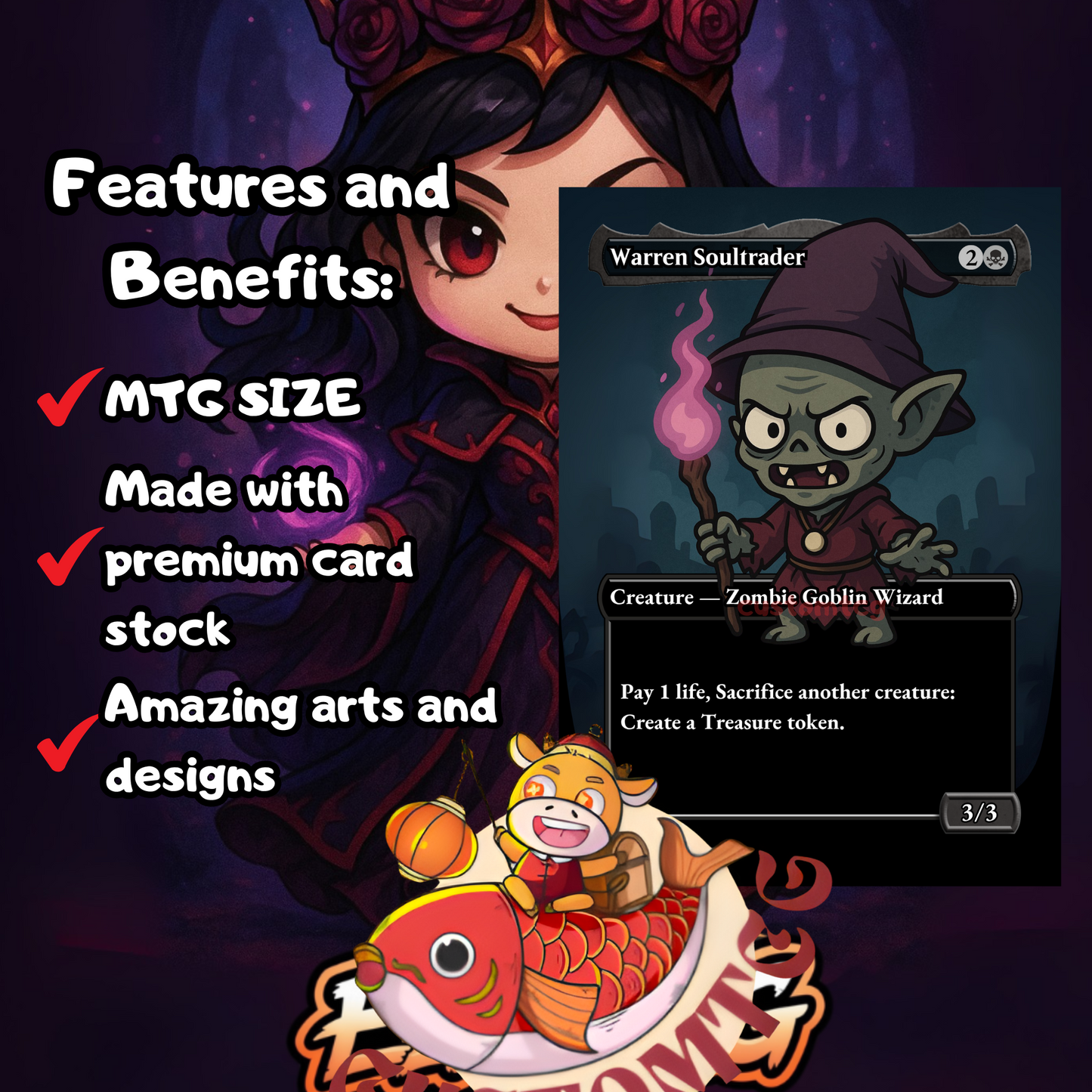 Marchesa, the Black Rose Chibi Deck