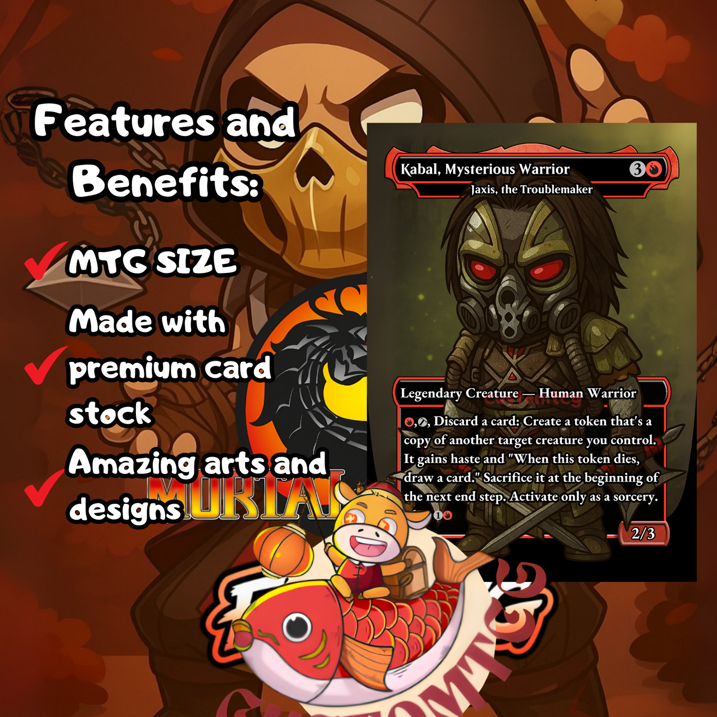 mortal kombat mtg cards Mortal Kombat Chibi Deck – Elkoychibi