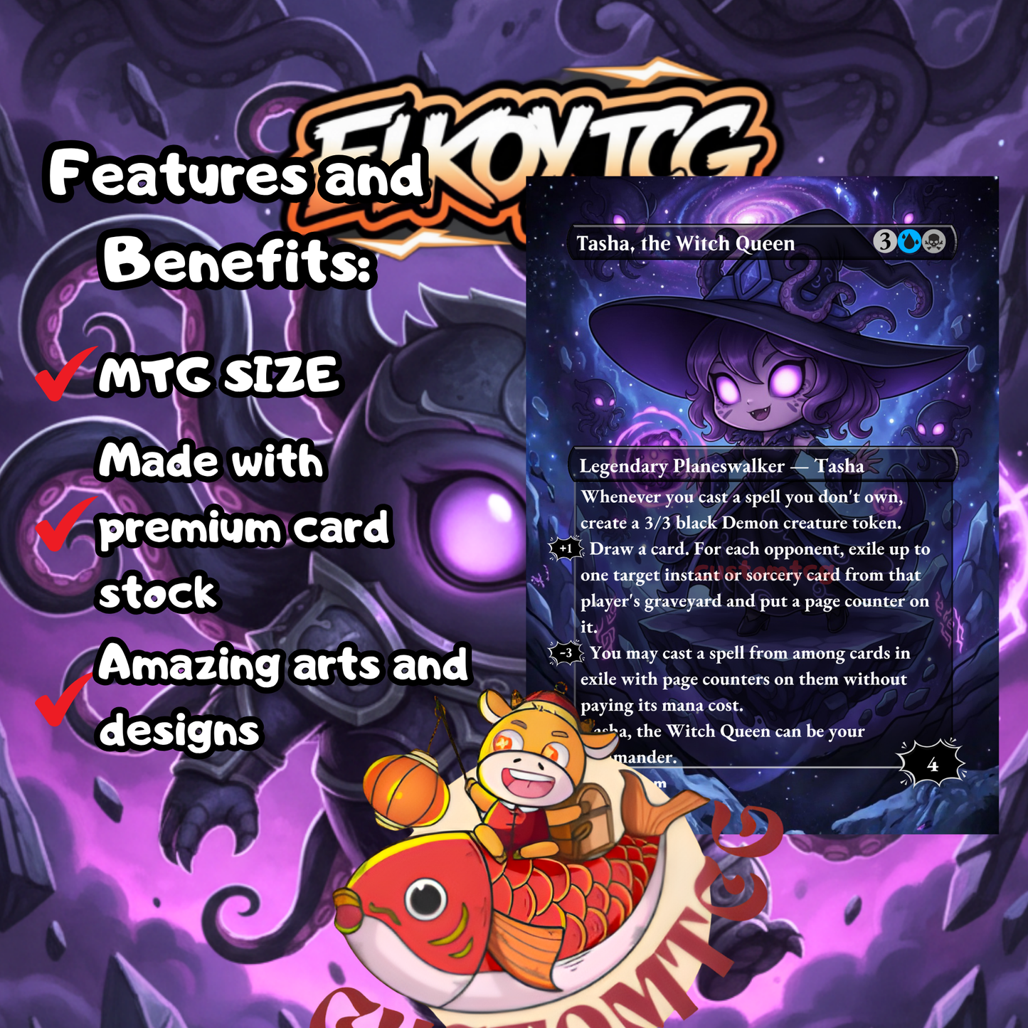 Gonti Custom Chibi MTG Commander Deck