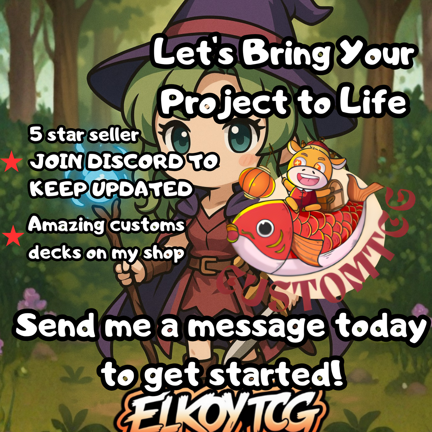 Terra, Magical Adept Chibi Deck